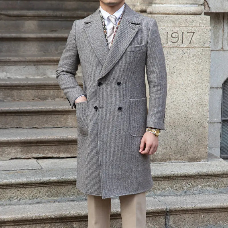 Men's Wool Coat Family Shopolf