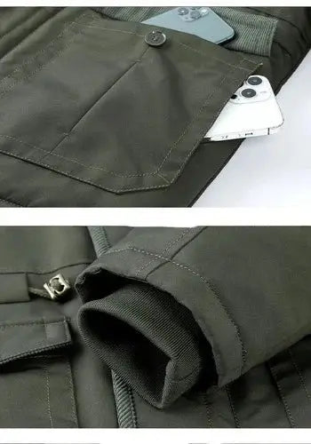 Lambswool Cotton Coat | Versatile Jacket with Lambswool Liner