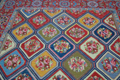 Handwoven Nourison Soumak SK43 Multicolor Area Rug – 8'5" x 11'7" – Professionally Cleaned Rugistan