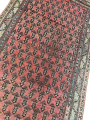 Antique Armenian Karabakh Wool Runner – 3’3” x 12’8” – Hand-Knotted Long Corridor Rug Rugistan