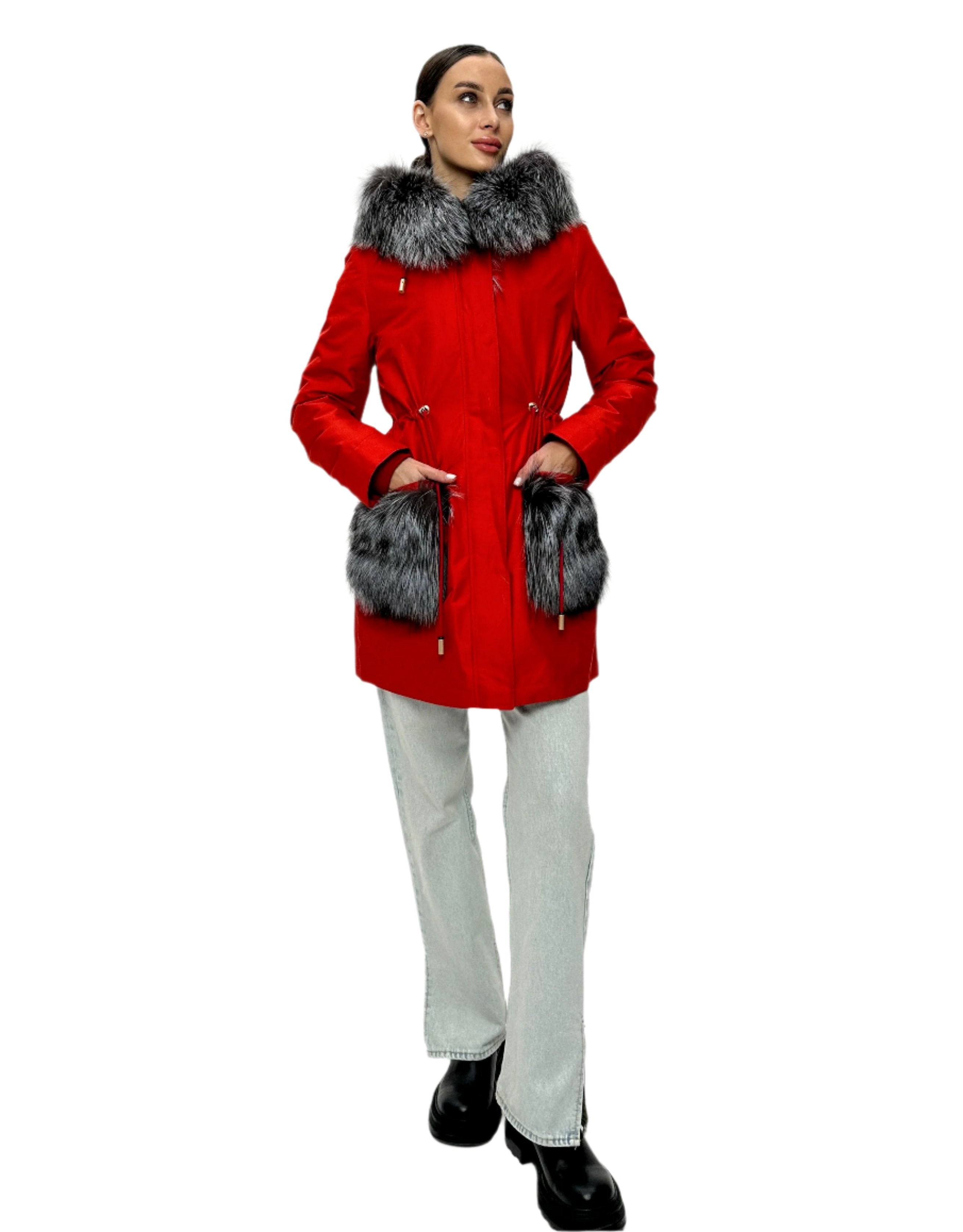 Genuine Silver Fox Fur Rabbit Fur Insulated Parka Alaska® Outerwear Company