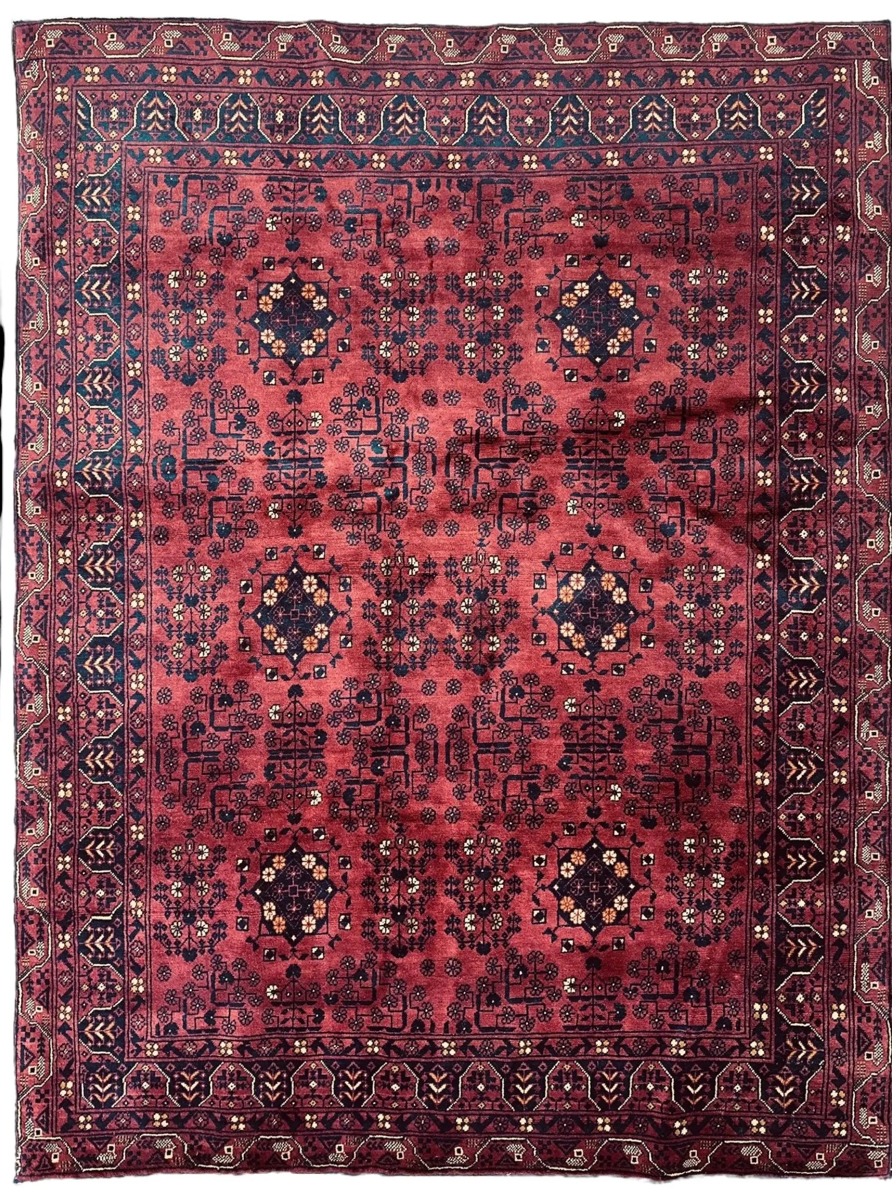 Afghani Area Rug I Turkoman Khal Mohammadi 4’9” x 6’2” Rugistan
