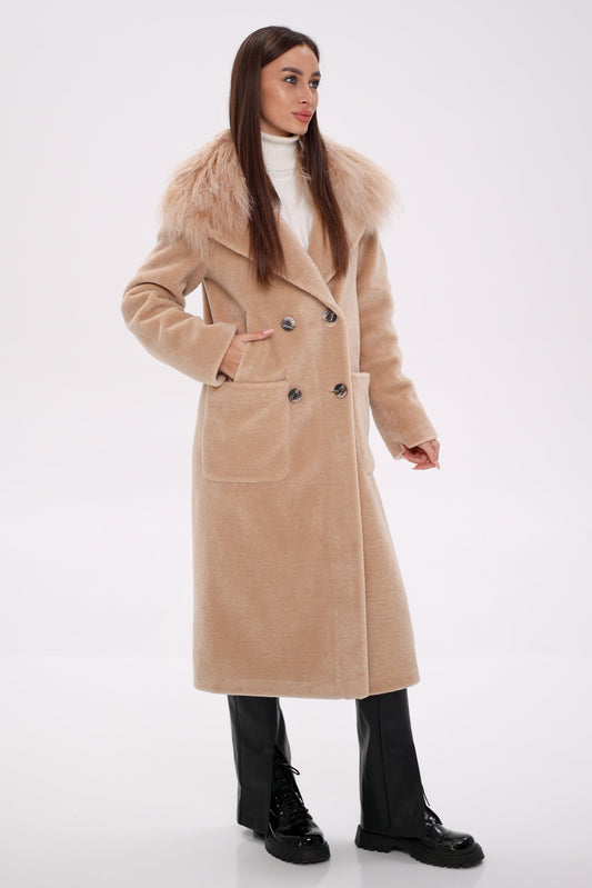 Genuine Lama Fur Virgin Wool Coat Alaska® Outerwear Company