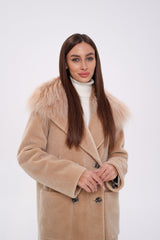 Genuine Lama Fur Virgin Wool Coat Alaska® Outerwear Company