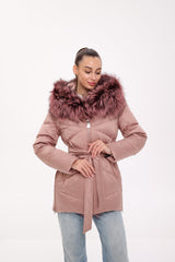 Genuine Silver Fox Fur Trim Down Insulated Parka Alaska® Outerwear Company