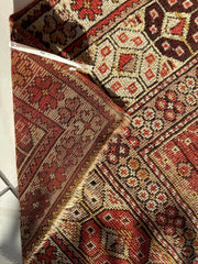 Antique Turkish Wool Distressed Prayer Rug 4’3” x 5’11” Rugistan