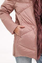 Genuine Silver Fox Fur Trim Down Insulated Parka Alaska® Outerwear Company