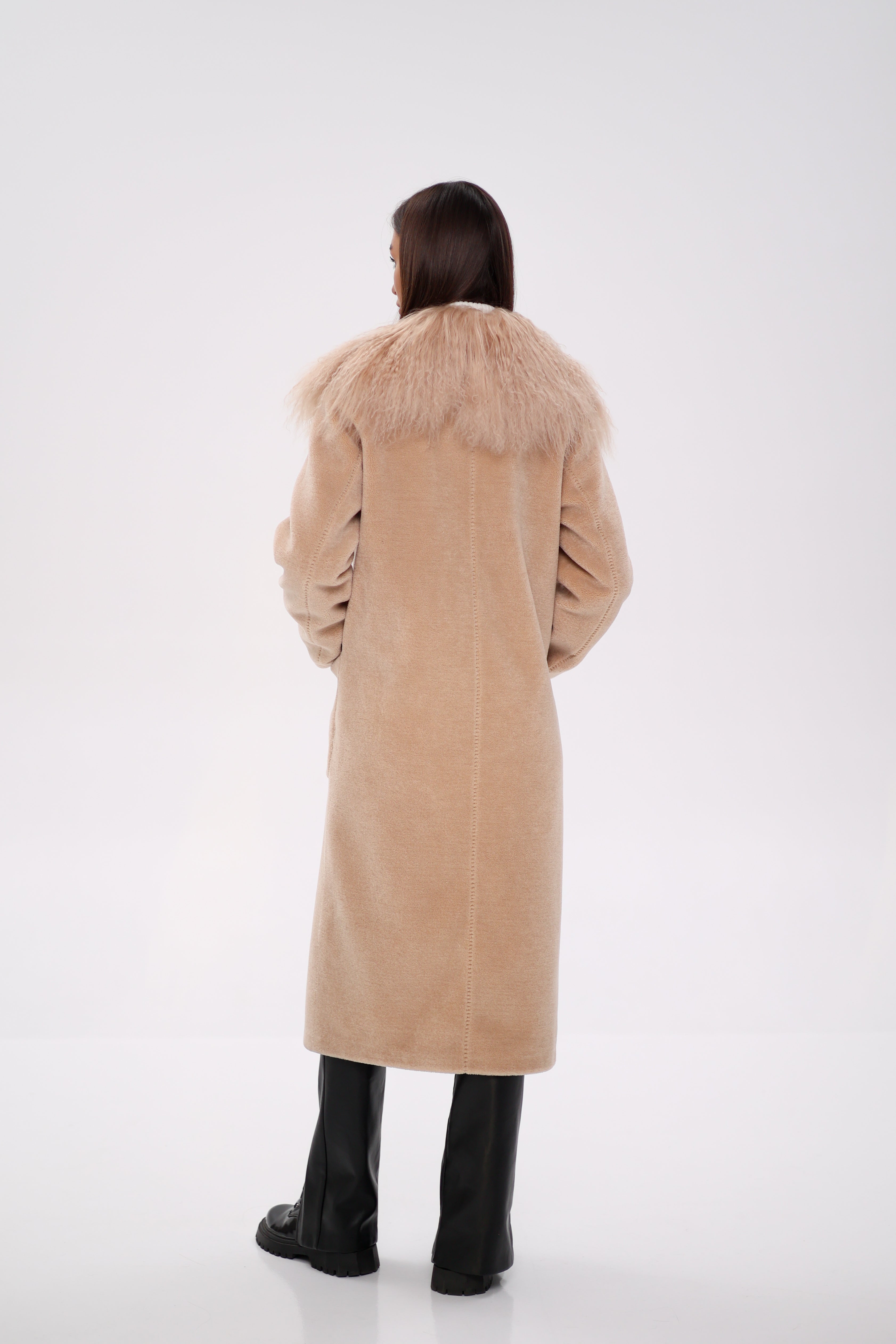 Genuine Lama Fur Virgin Wool Coat Alaska® Outerwear Company