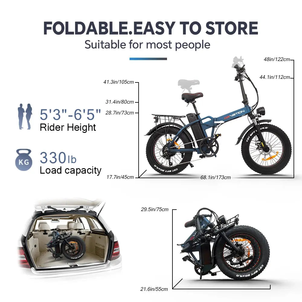 At20 Eletric Fat Bike 10AH/15AH/20AH 48V 750W Up To 45km/h