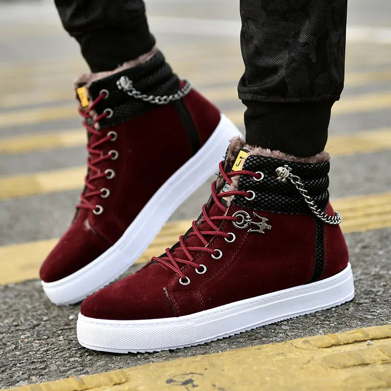 Men's Sneakers with Fleece Lining Family Shopolf