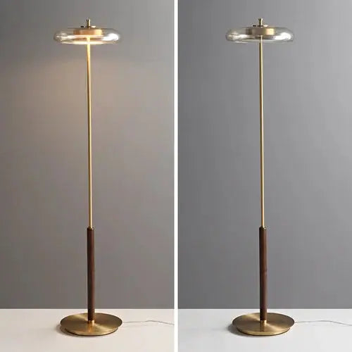 Nordic Luxury Brass Floor Lamp | Elegant Illumination