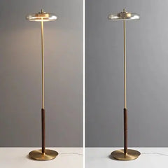 Nordic Luxury Brass Floor Lamp | Elegant Illumination