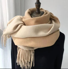 Double-Sided Artificial Wool Scarf Family Shopolf