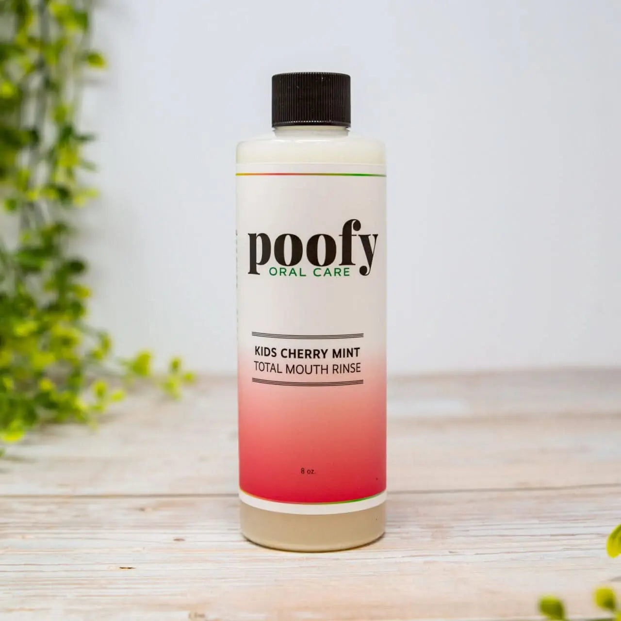 Kids Cherry Mint Total Mouth Rinse Poofy Organics