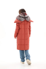 Genuine Silver Fox Fur Trim Down Coat Alaska® Outerwear Company