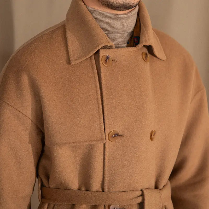 Men's Wool Drop Coat Family Shopolf