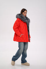 Genuine Silver Fox Down Fill Hooded Parka Alaska® Outerwear Company