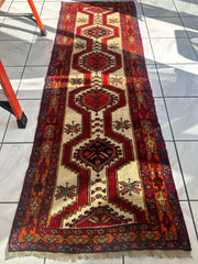 Persian Meshgi Wool Runner 3’6” x 9’10” Rugistan