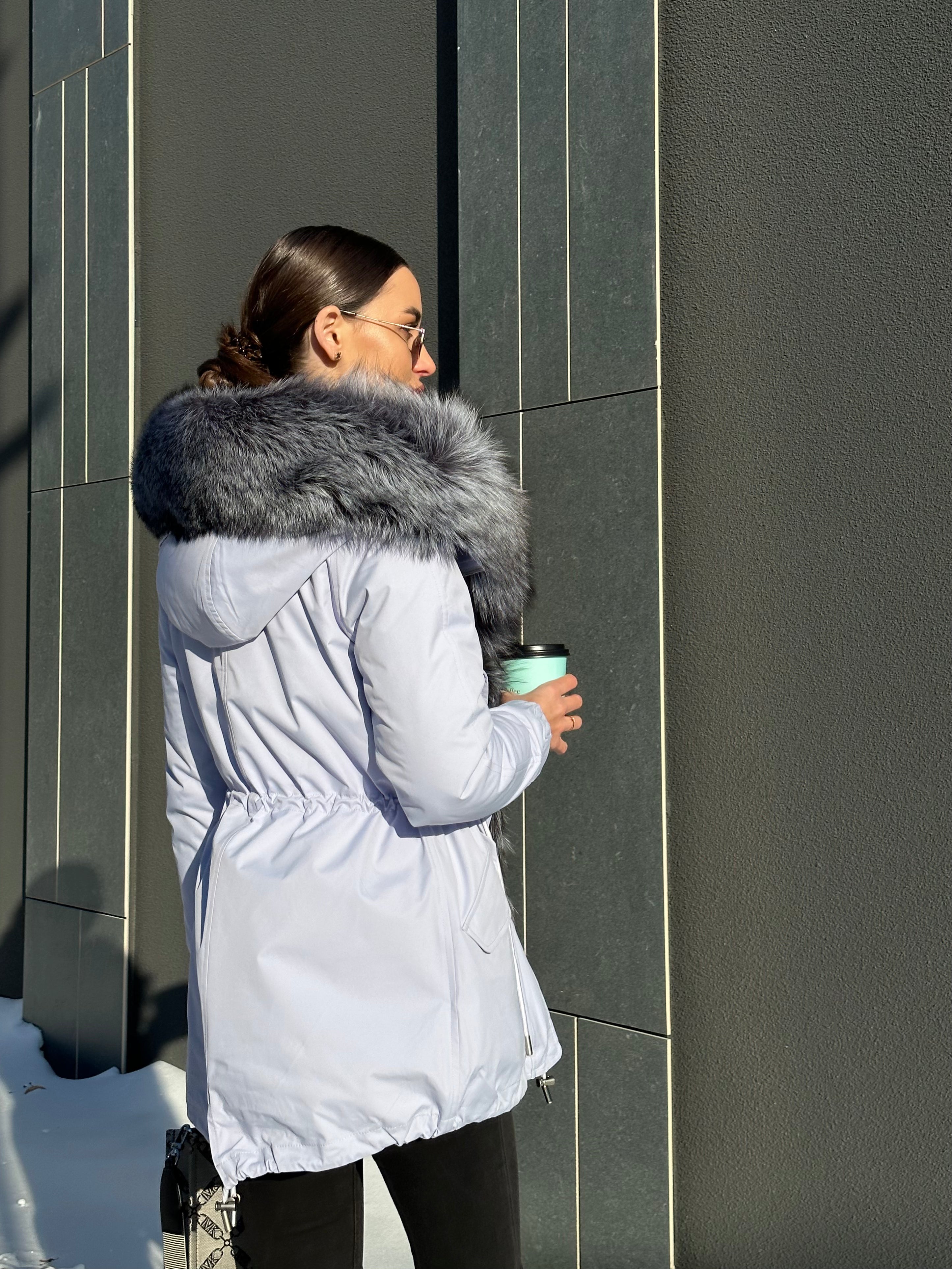 Genuine Silver Fox Fur Trim Rabbit Fur Insulated Parka Alaska® Outerwear Company