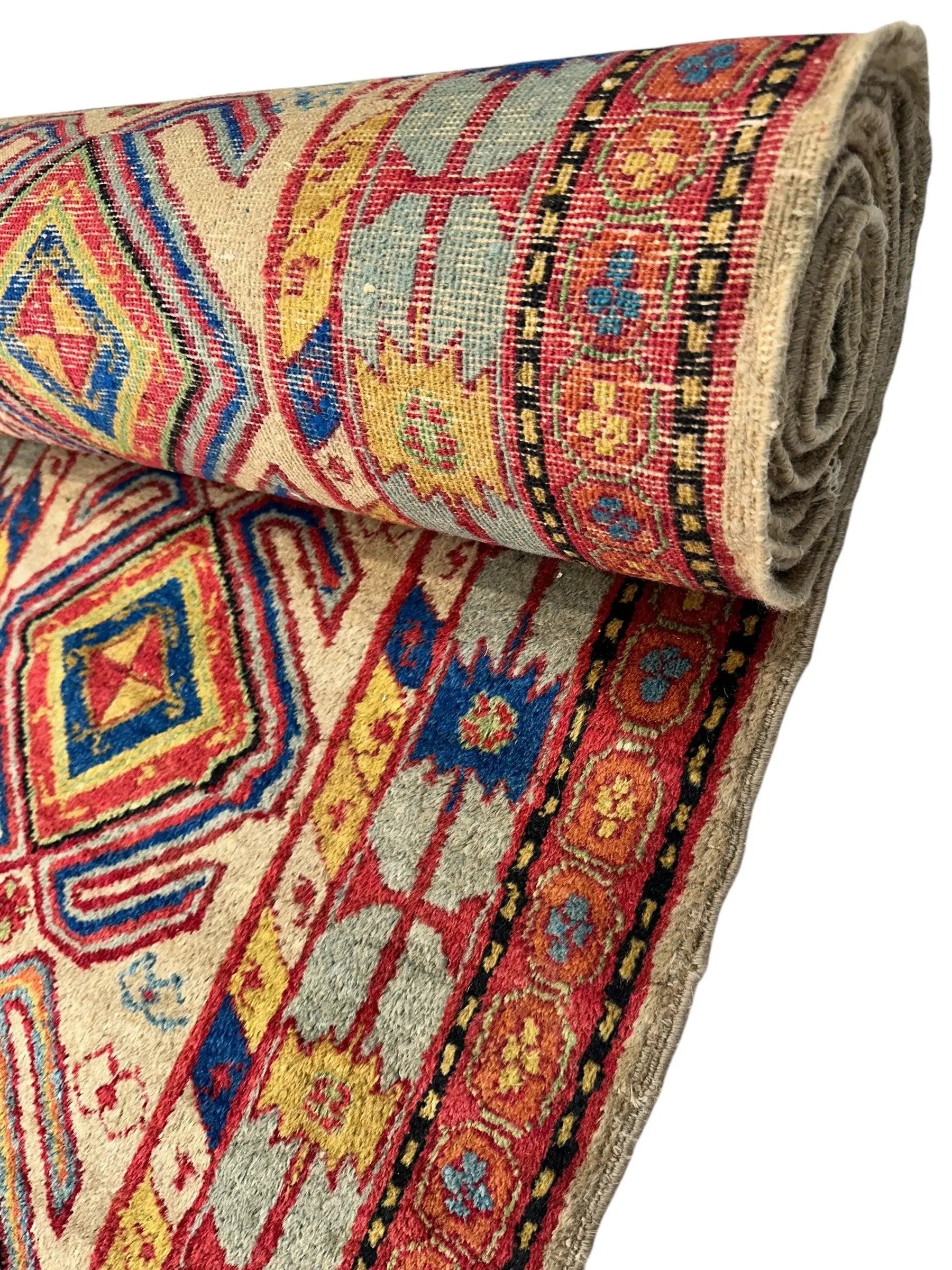 Antique Persian Lambran Runner Rug - 2'5" x 15'7" - Handwoven Wool, Circa 1930s Rugistan