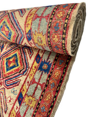 Antique Persian Lambran Runner Rug - 2'5" x 15'7" - Handwoven Wool, Circa 1930s Rugistan