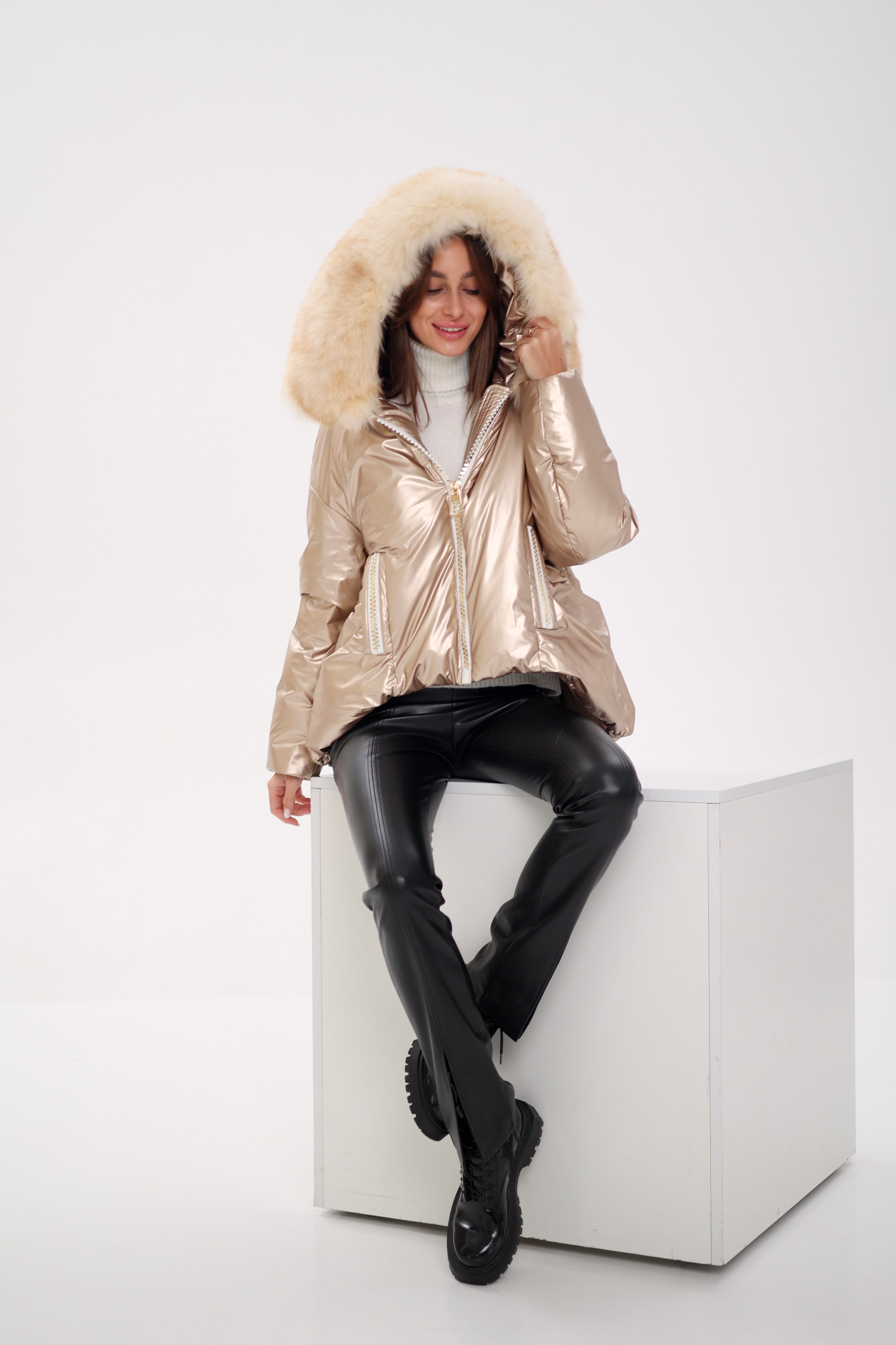 Genuine Polar Fox Down Fill Jacket Alaska® Outerwear Company