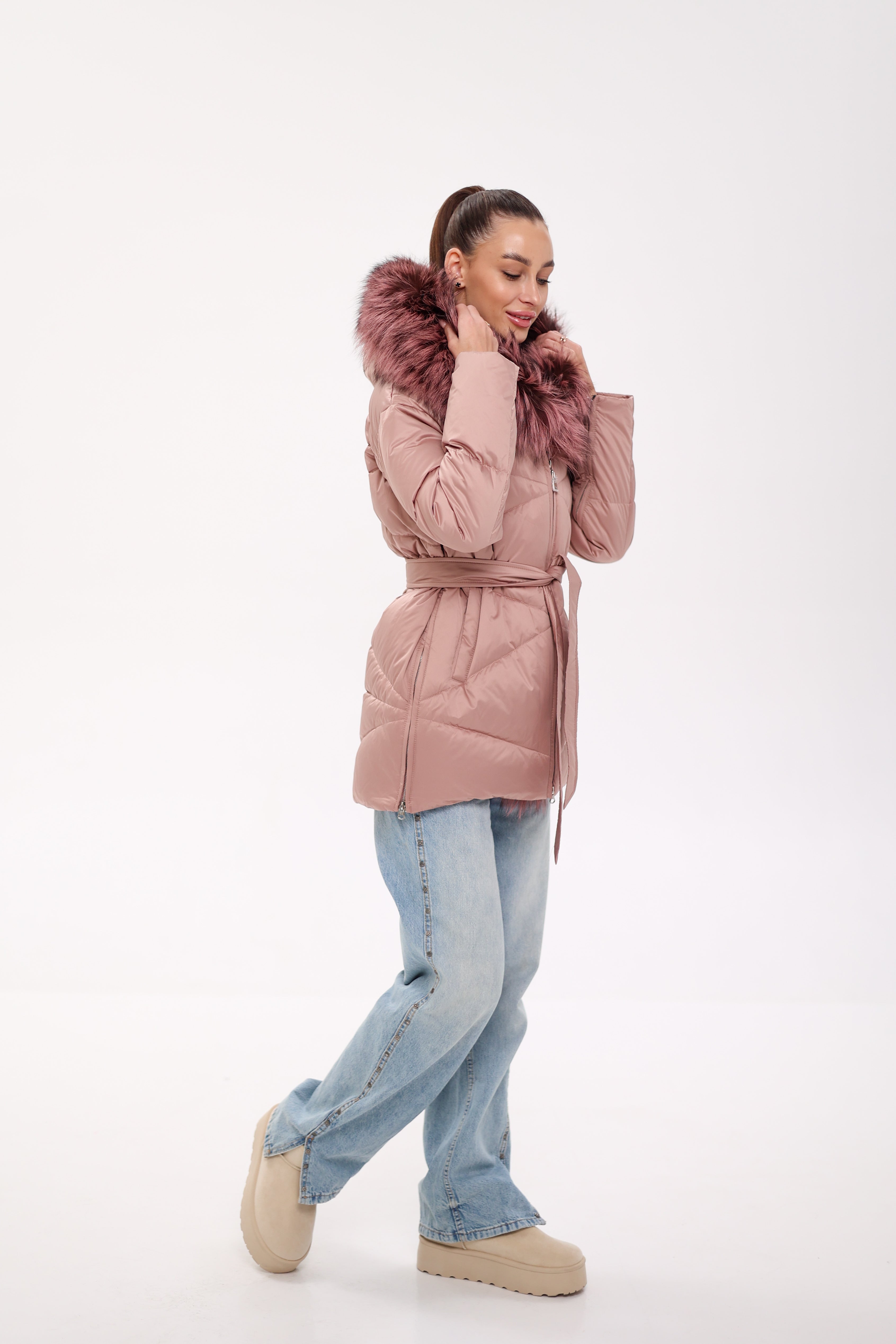 Genuine Silver Fox Fur Trim Down Insulated Parka Alaska® Outerwear Company