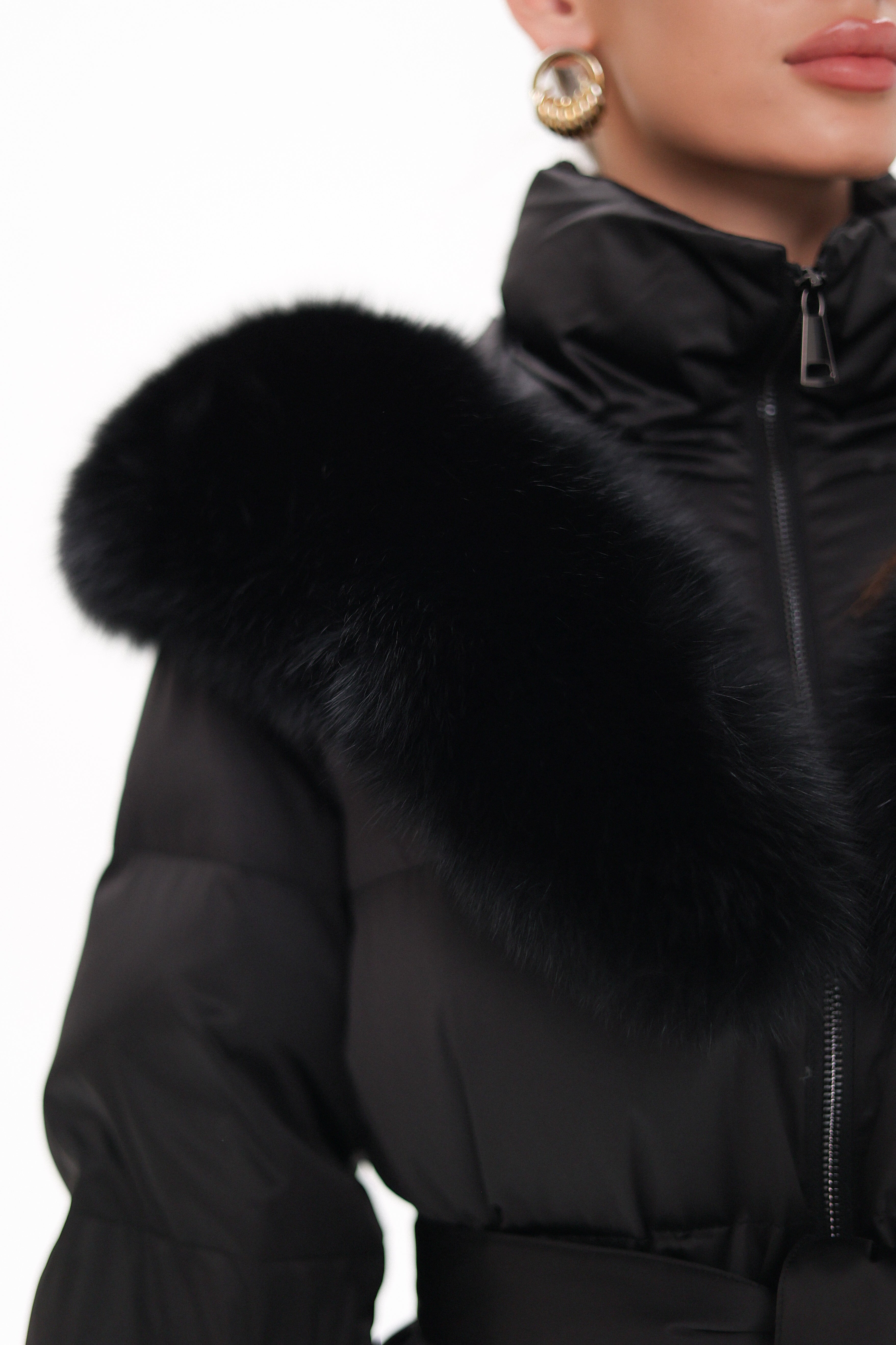 Amanda Genuine Fur Trim Down Fill Coat Alaska® Outerwear Company