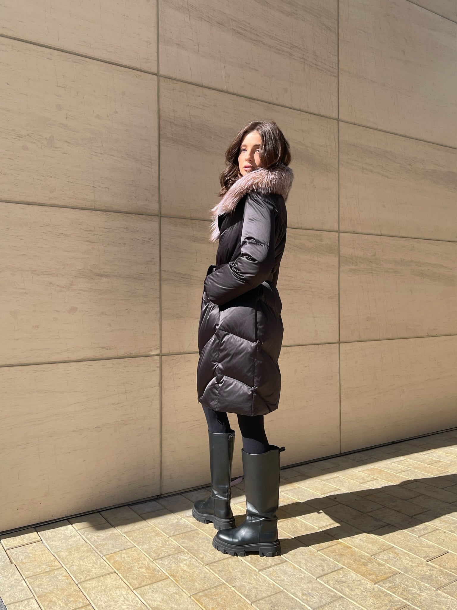 Léa Genuine Silver Fox Down Fill Puff Parka Alaska® Outerwear Company