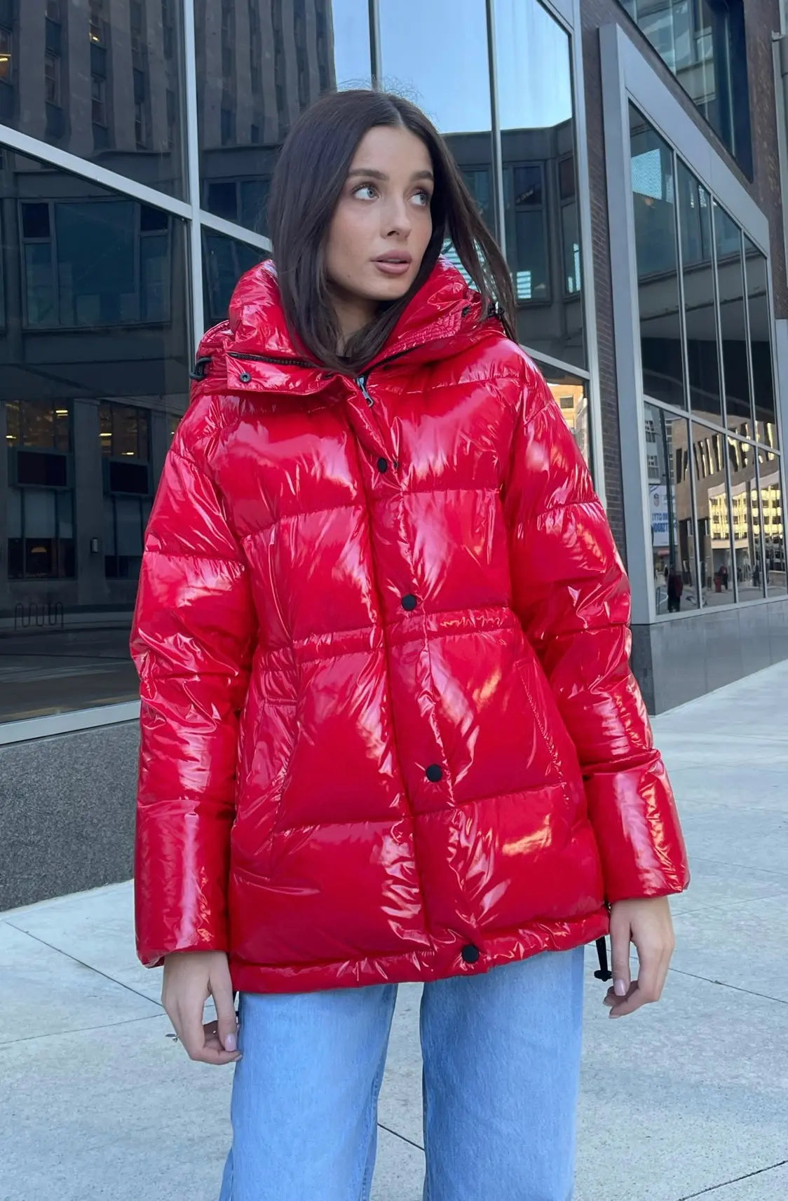 Gia Laqué Premium Down Hooded Jacket Alaska® Outerwear Company