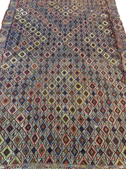 Antique Turkish Jajim Wool Rug 5’6” x 14’5” Rugistan