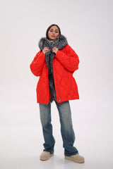 Genuine Silver Fox Down Fill Hooded Parka Alaska® Outerwear Company