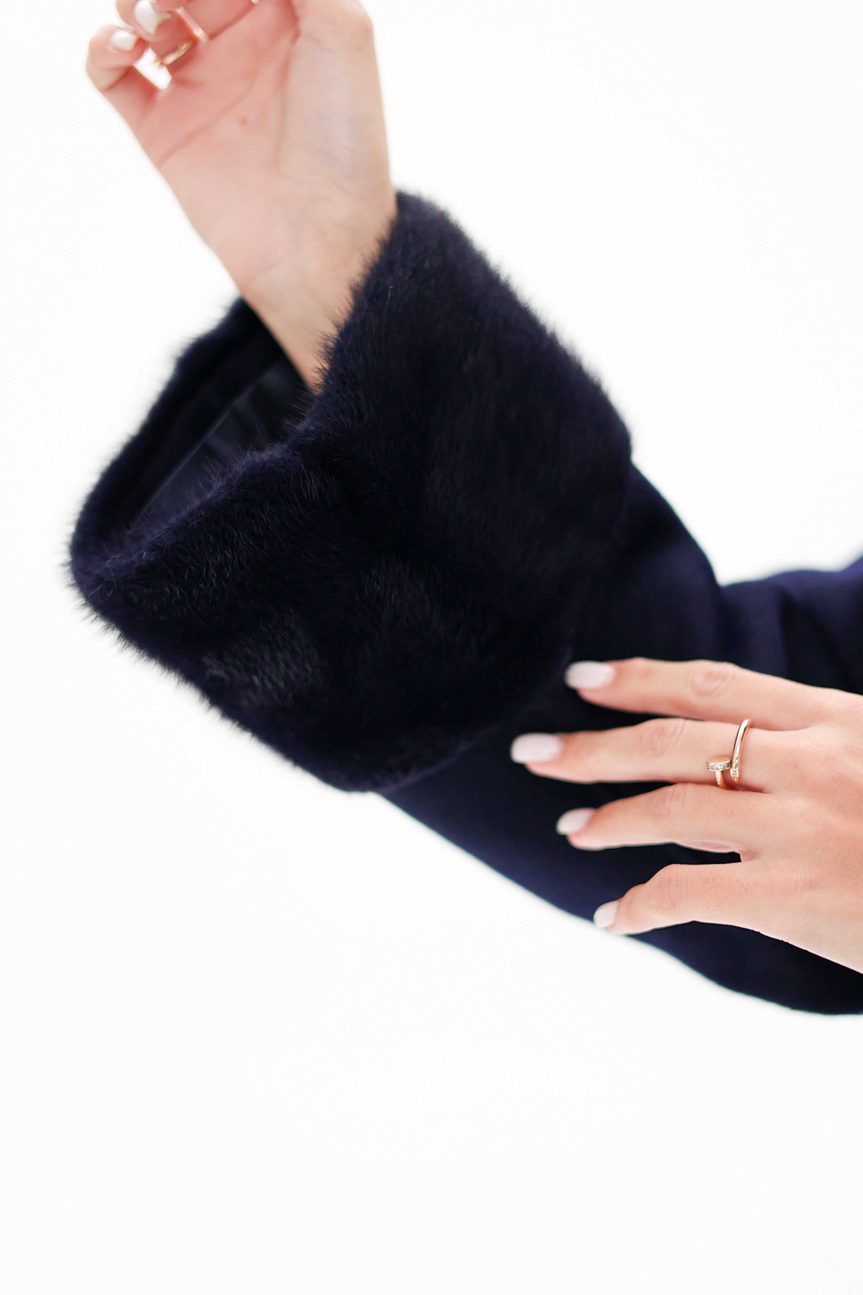 Genuine Mink Fur Virgin Wool Coat Alaska® Outerwear Company