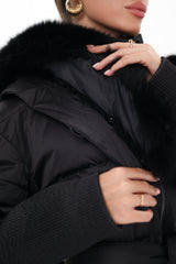 Amanda Genuine Fur Trim Down Fill Coat Alaska® Outerwear Company