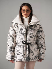 Monochrome Jacquard Down Fill Coat Alaska® Outerwear Company