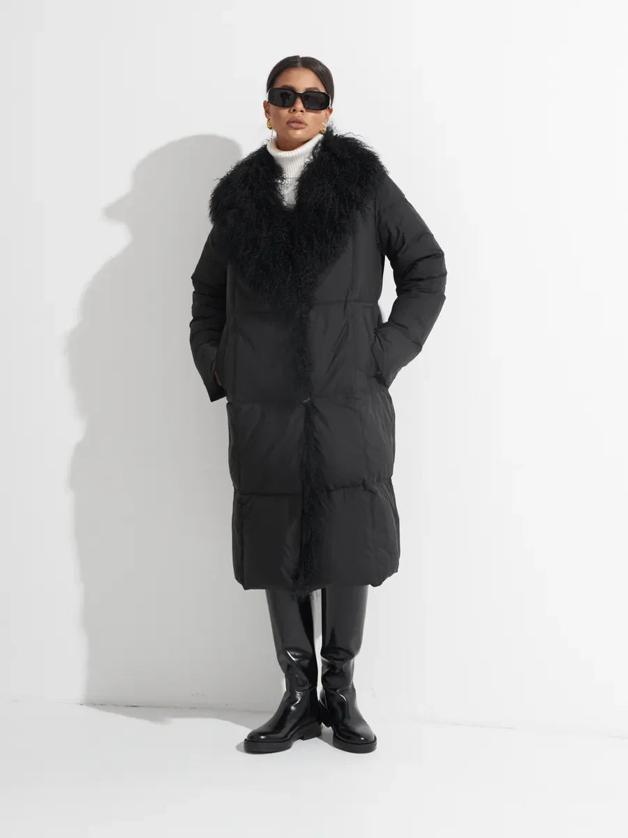 Genuine Lama Fur Premium Down Coat Alaska® Outerwear Company