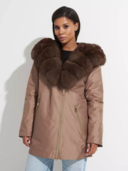 Genuine Polar Fox Fur Trim Rabbit Fur Insulated Parka Alaska® Outerwear Company