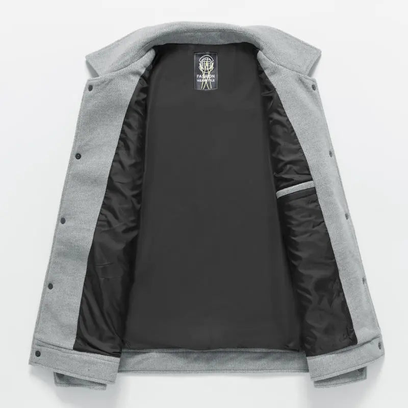 Lapel Wool Jacket Dropsure