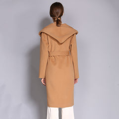 Women's Korean Style Woolen Coat Outerwear Women