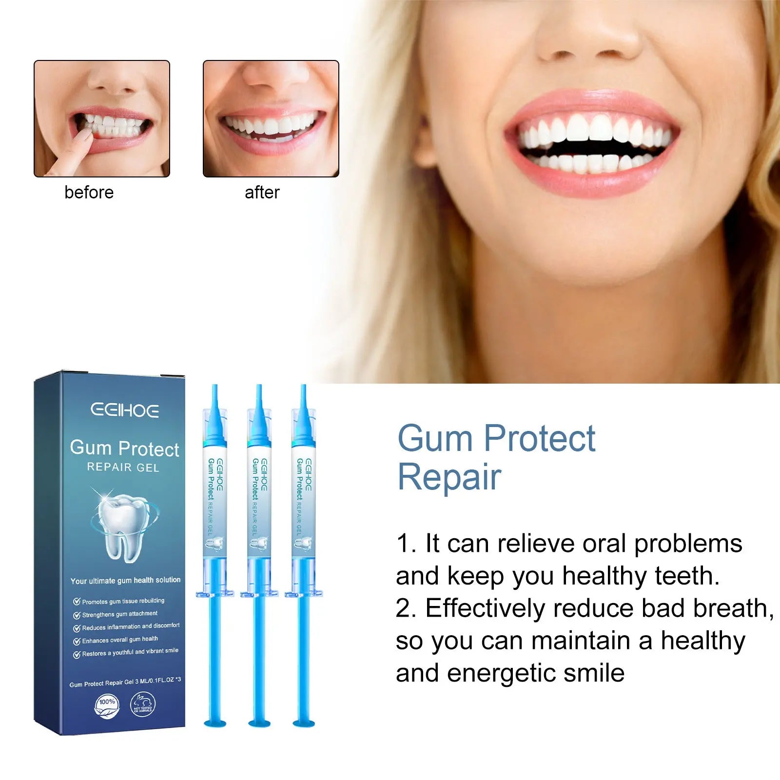 Gum Repair Gel – Ultimate Oral Care for Healthy Gums & Strong Teeth