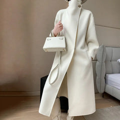Woolen Coat Straight Family Shopolf