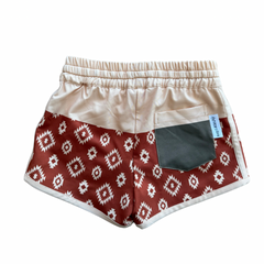 color block- hybrid shorts Keep the Littles Wild