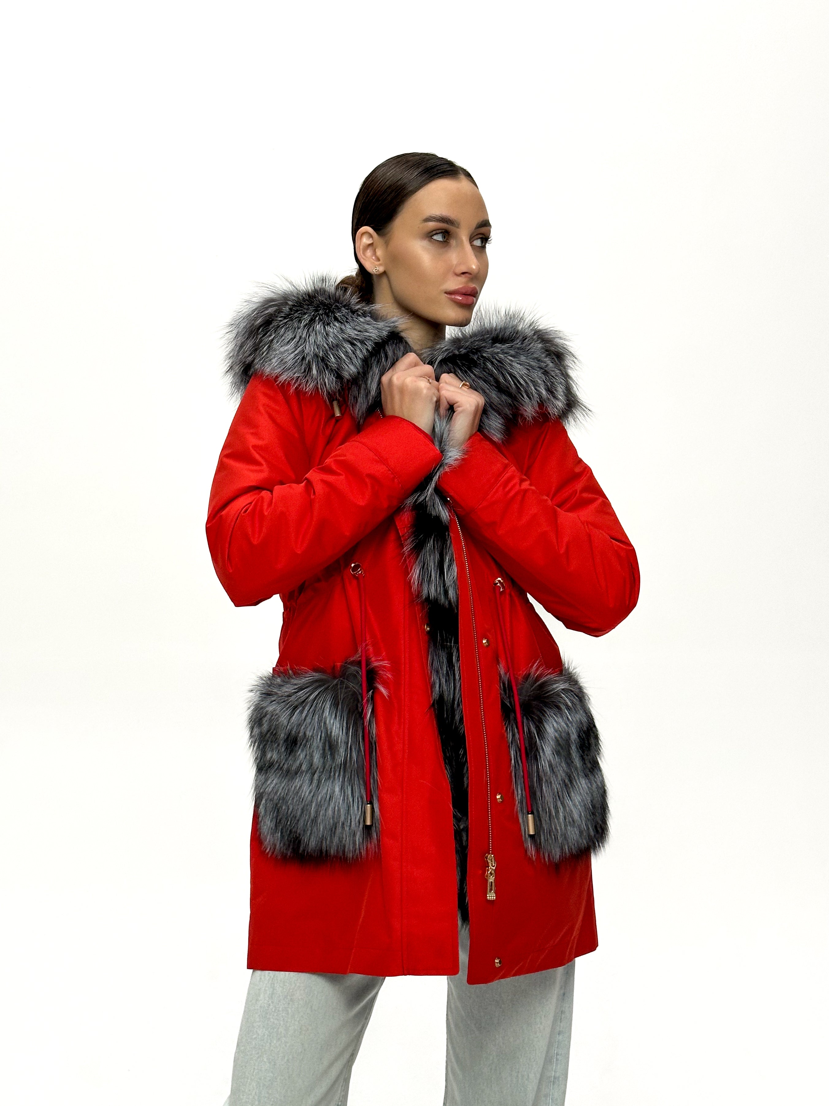 Genuine Silver Fox Fur Rabbit Fur Insulated Parka Alaska® Outerwear Company