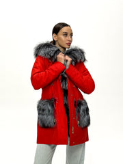 Genuine Silver Fox Fur Rabbit Fur Insulated Parka Alaska® Outerwear Company