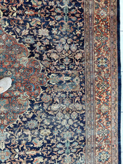 Antique Persian Mahal Rug 8’3”x12’ - Circa 1900 Treasure Rugistan