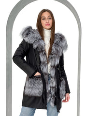 Genuine Silver Fox Fur Rabbit Fur Insulated Parka Alaska® Outerwear Company