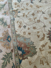 Hand-Knotted Oushak Soft Wool Rug 8 x 10 Rugistan