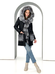 Genuine Silver Fox Fur Rabbit Fur Insulated Parka Alaska® Outerwear Company
