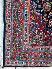 Persian Mashhad Hand Knotted Wool Area Rug 9’9” x 13’3” Rugistan