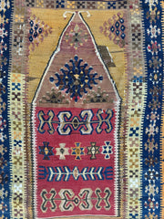 Antique Anatolian Wool Prayer Rug 4’ x 6’6” Rugistan